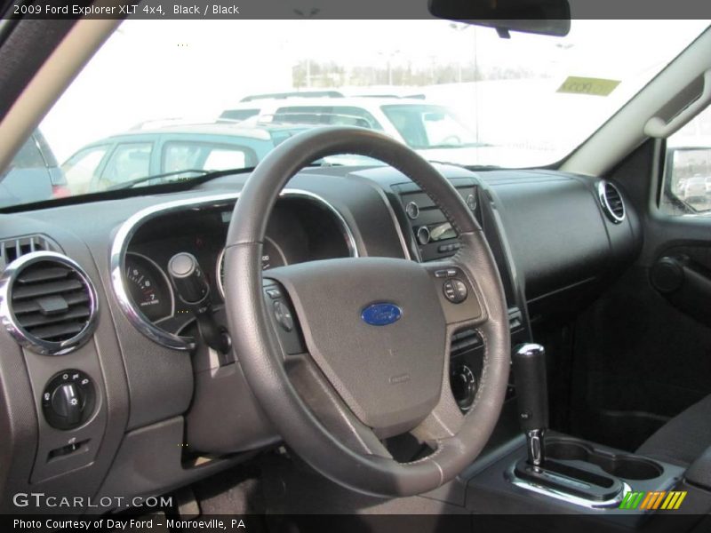 Black / Black 2009 Ford Explorer XLT 4x4