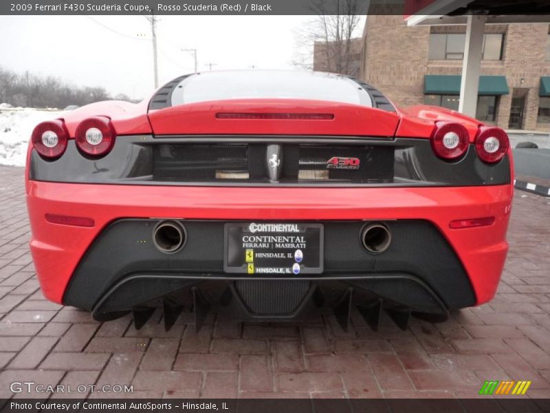 Rosso Scuderia (Red) / Black 2009 Ferrari F430 Scuderia Coupe