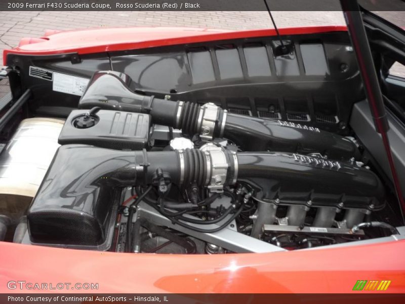 Rosso Scuderia (Red) / Black 2009 Ferrari F430 Scuderia Coupe