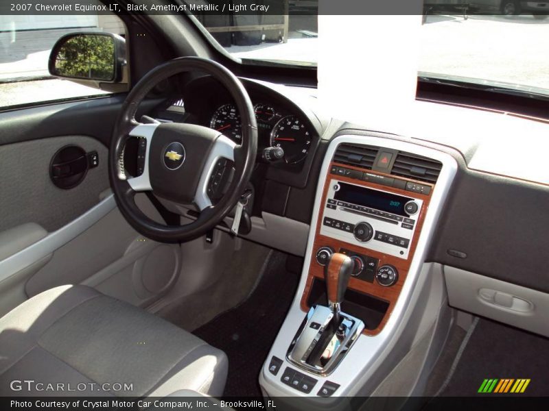 Black Amethyst Metallic / Light Gray 2007 Chevrolet Equinox LT