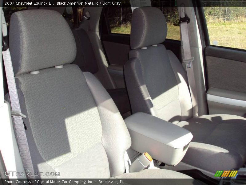 Black Amethyst Metallic / Light Gray 2007 Chevrolet Equinox LT