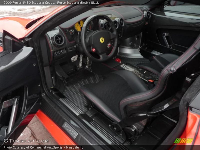 Rosso Scuderia (Red) / Black 2009 Ferrari F430 Scuderia Coupe
