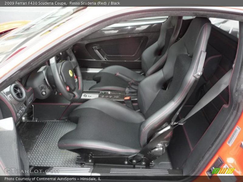 Rosso Scuderia (Red) / Black 2009 Ferrari F430 Scuderia Coupe