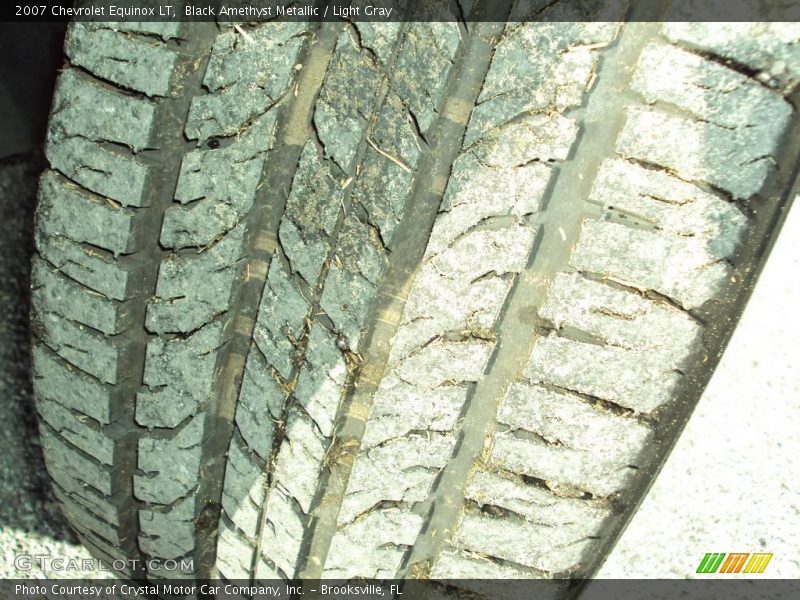 Black Amethyst Metallic / Light Gray 2007 Chevrolet Equinox LT