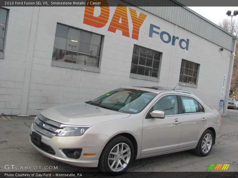 Smokestone Metallic / Camel 2010 Ford Fusion SEL V6