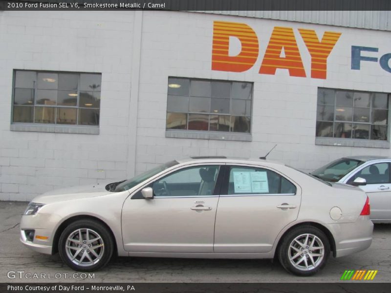 Smokestone Metallic / Camel 2010 Ford Fusion SEL V6