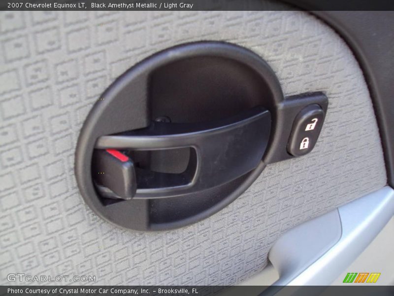 Black Amethyst Metallic / Light Gray 2007 Chevrolet Equinox LT