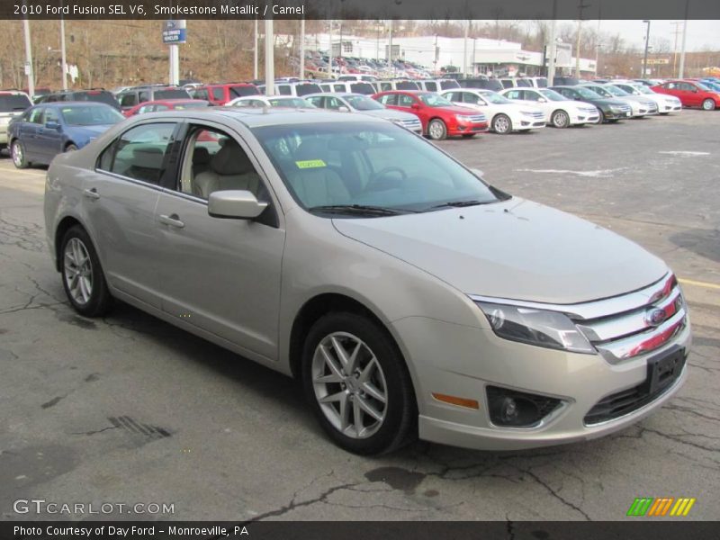 Smokestone Metallic / Camel 2010 Ford Fusion SEL V6