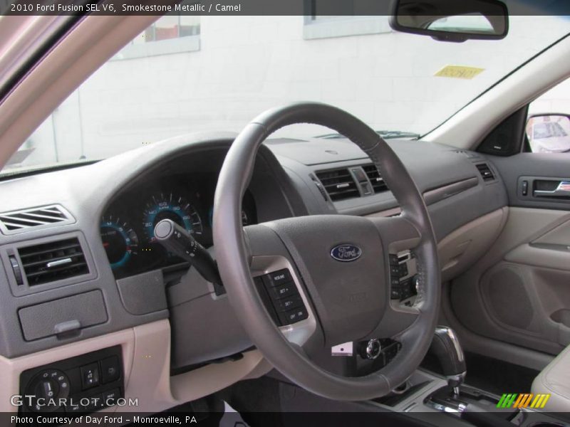 Smokestone Metallic / Camel 2010 Ford Fusion SEL V6