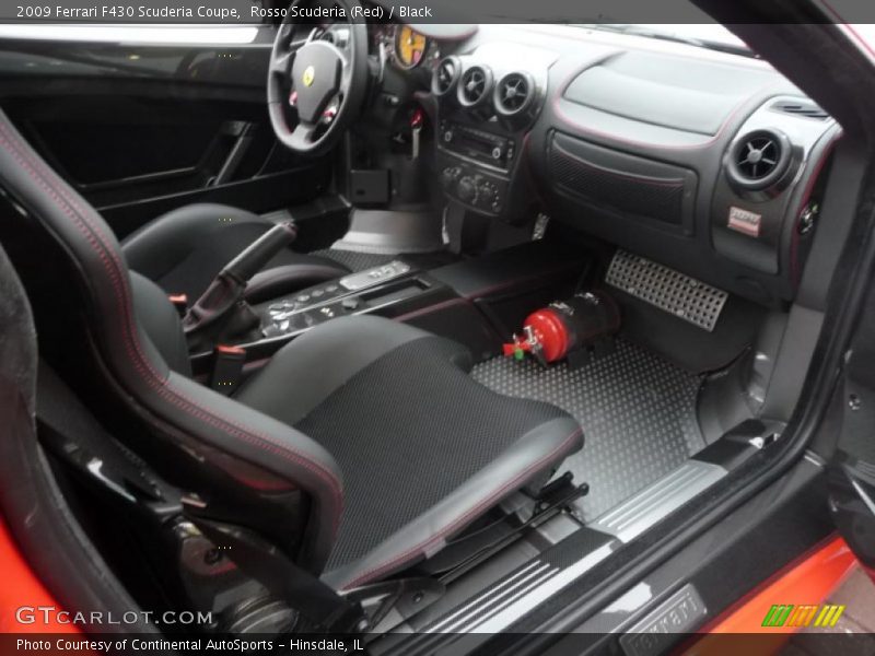 Rosso Scuderia (Red) / Black 2009 Ferrari F430 Scuderia Coupe