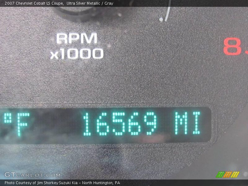 Ultra Silver Metallic / Gray 2007 Chevrolet Cobalt LS Coupe