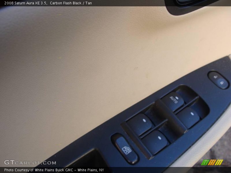 Carbon Flash Black / Tan 2008 Saturn Aura XE 3.5