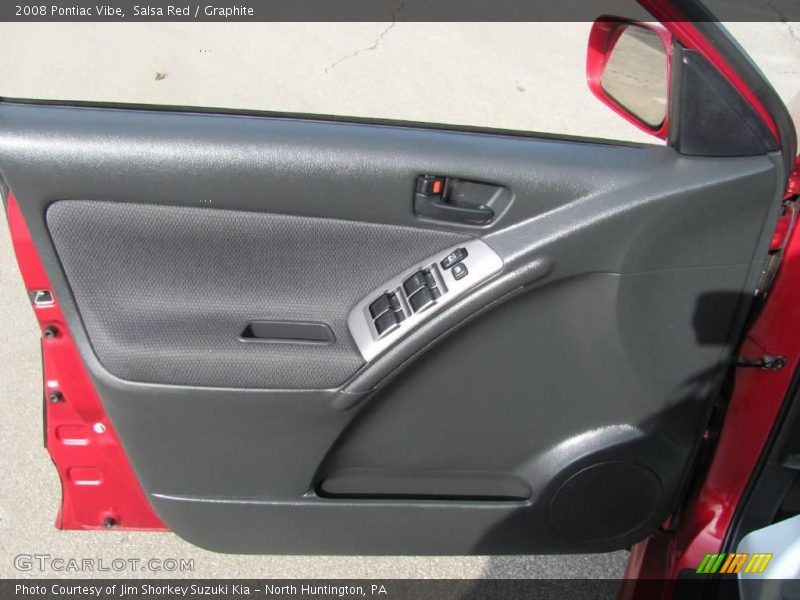 Salsa Red / Graphite 2008 Pontiac Vibe