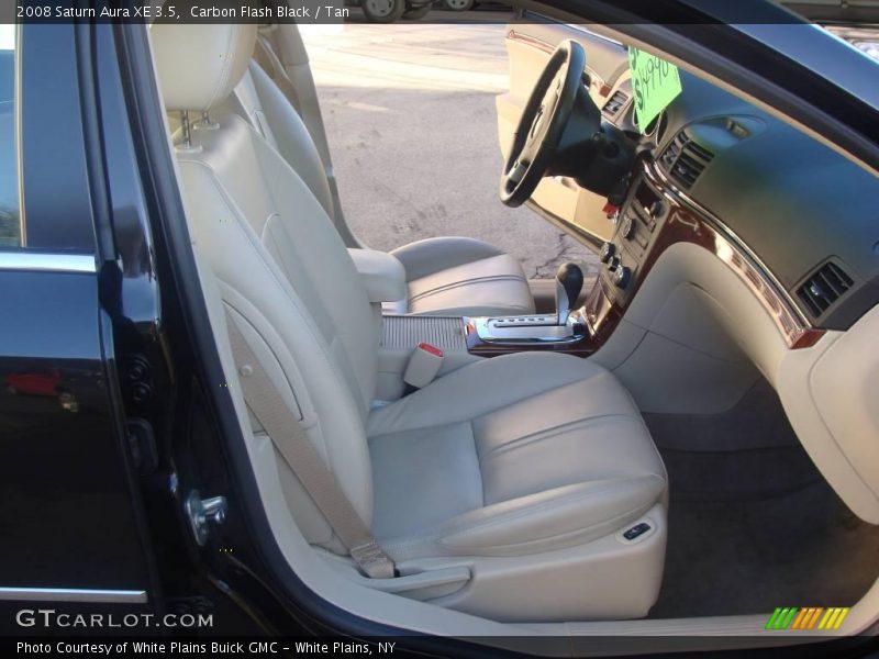 Carbon Flash Black / Tan 2008 Saturn Aura XE 3.5