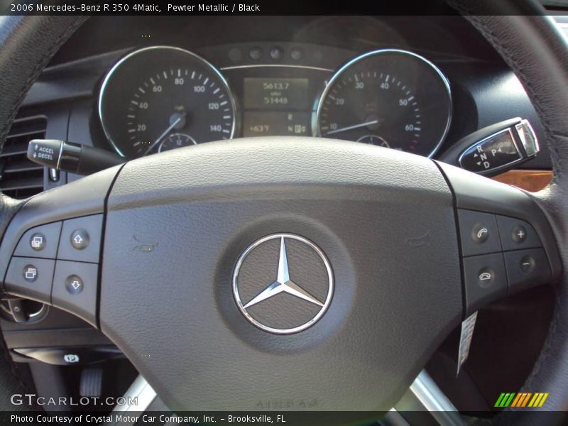 Pewter Metallic / Black 2006 Mercedes-Benz R 350 4Matic
