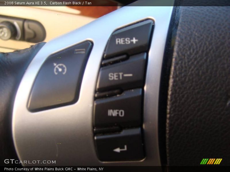 Carbon Flash Black / Tan 2008 Saturn Aura XE 3.5