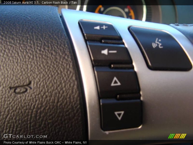 Carbon Flash Black / Tan 2008 Saturn Aura XE 3.5