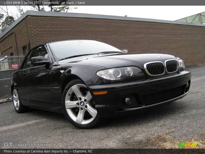 Jet Black / Sand 2004 BMW 3 Series 325i Convertible