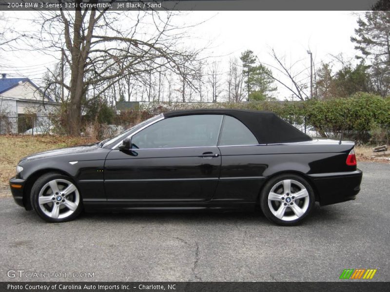 Jet Black / Sand 2004 BMW 3 Series 325i Convertible