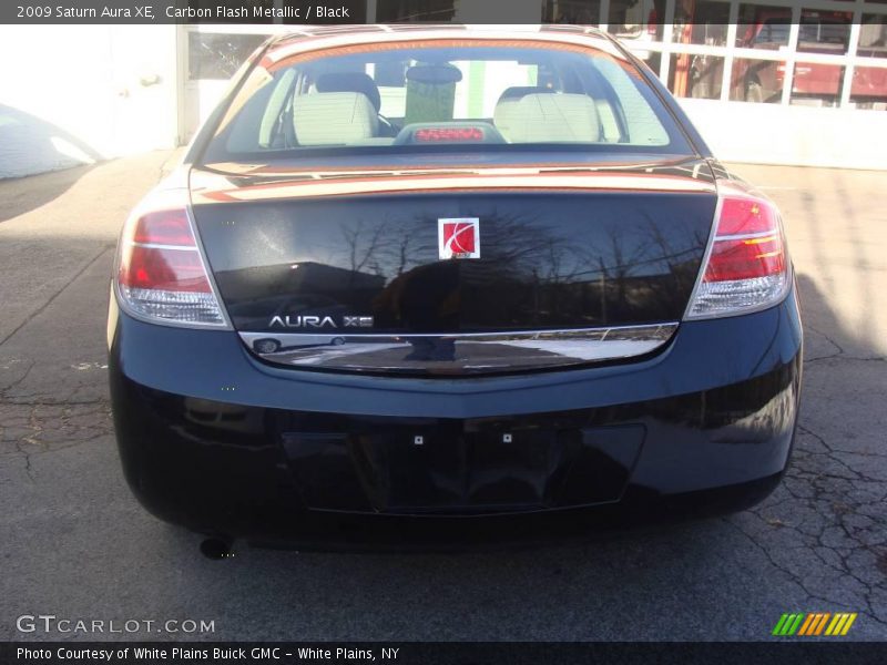 Carbon Flash Metallic / Black 2009 Saturn Aura XE