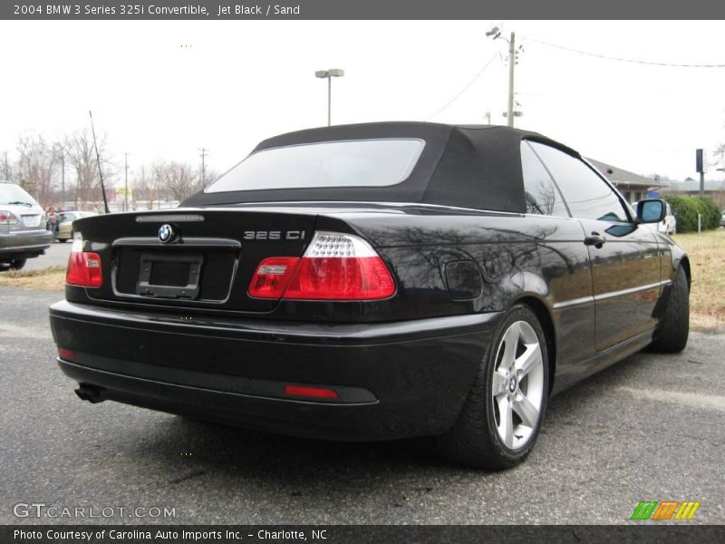 Jet Black / Sand 2004 BMW 3 Series 325i Convertible