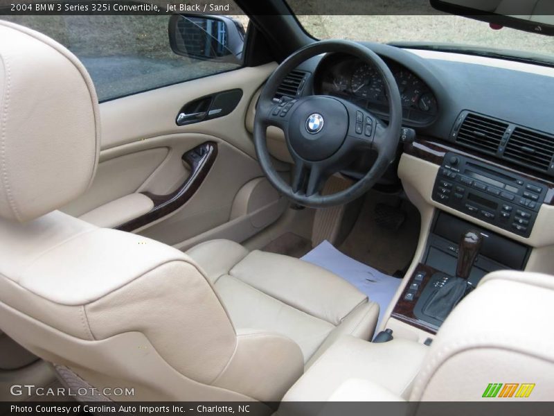 Jet Black / Sand 2004 BMW 3 Series 325i Convertible