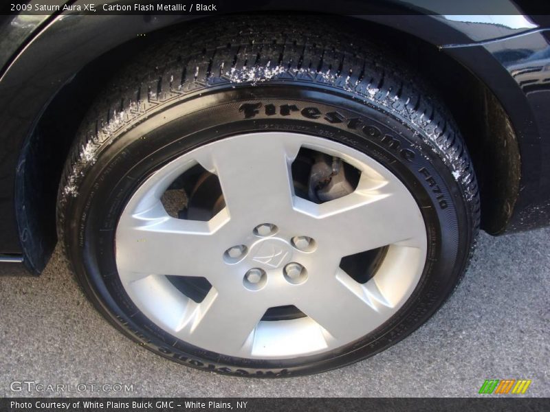 Carbon Flash Metallic / Black 2009 Saturn Aura XE