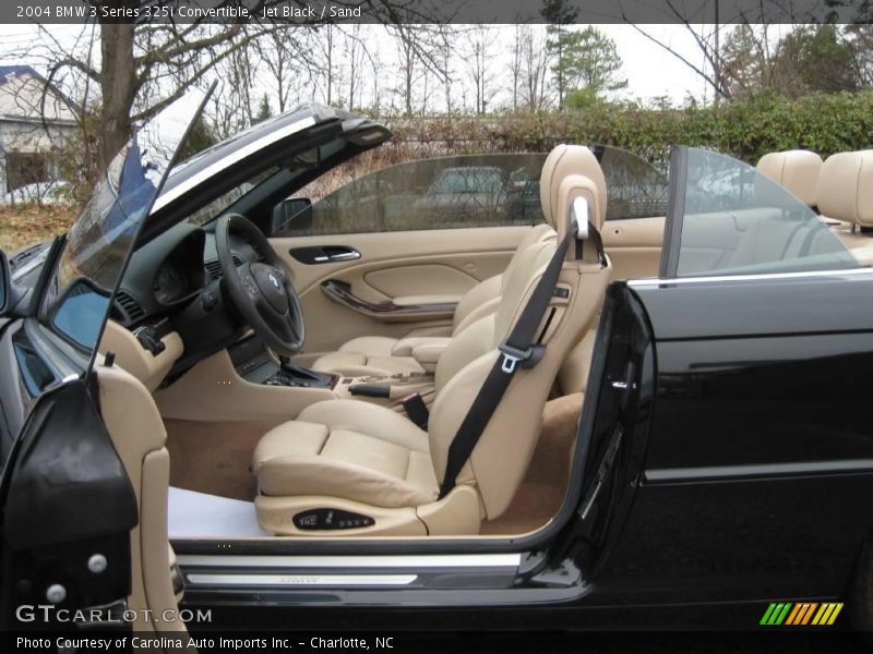 Jet Black / Sand 2004 BMW 3 Series 325i Convertible