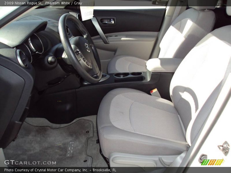 Phantom White / Gray 2009 Nissan Rogue SL