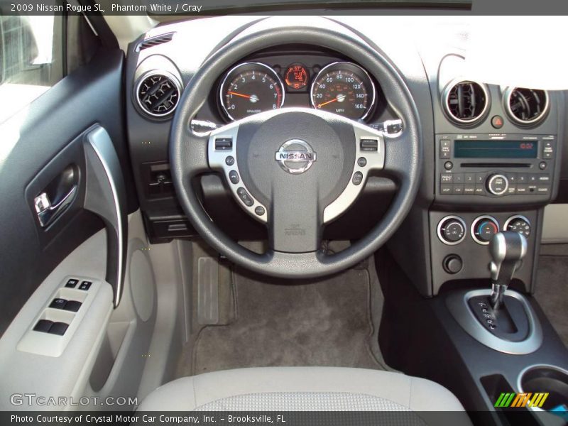 Phantom White / Gray 2009 Nissan Rogue SL
