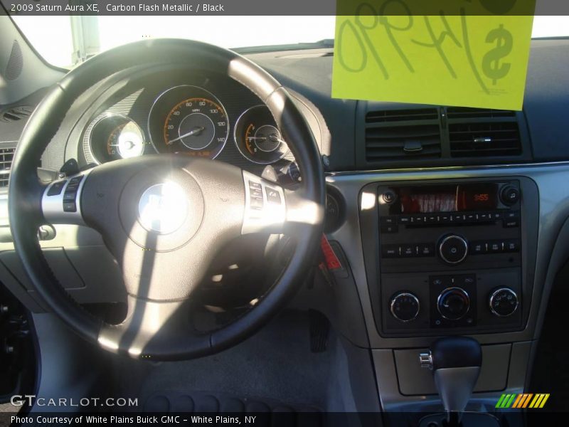 Carbon Flash Metallic / Black 2009 Saturn Aura XE