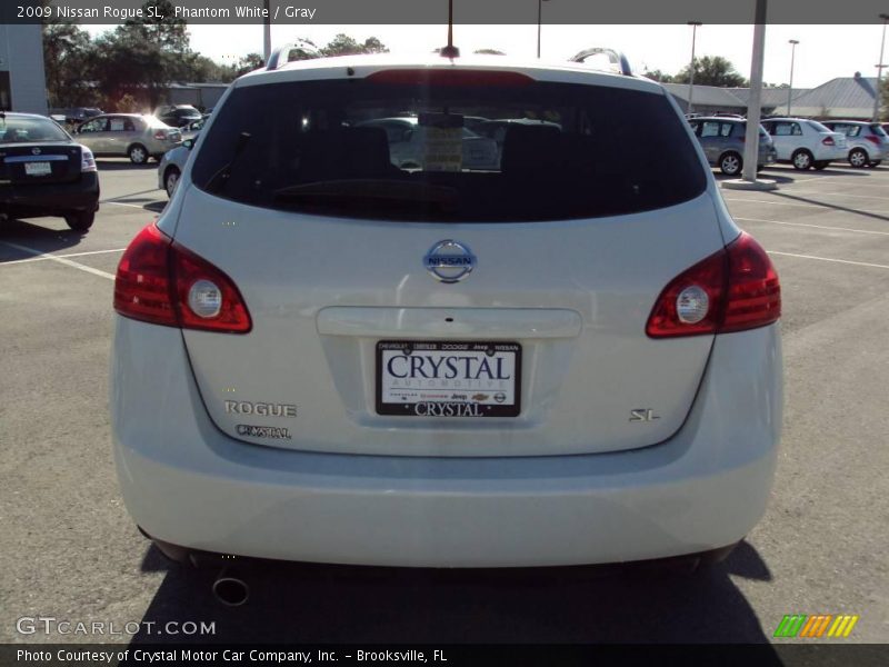 Phantom White / Gray 2009 Nissan Rogue SL