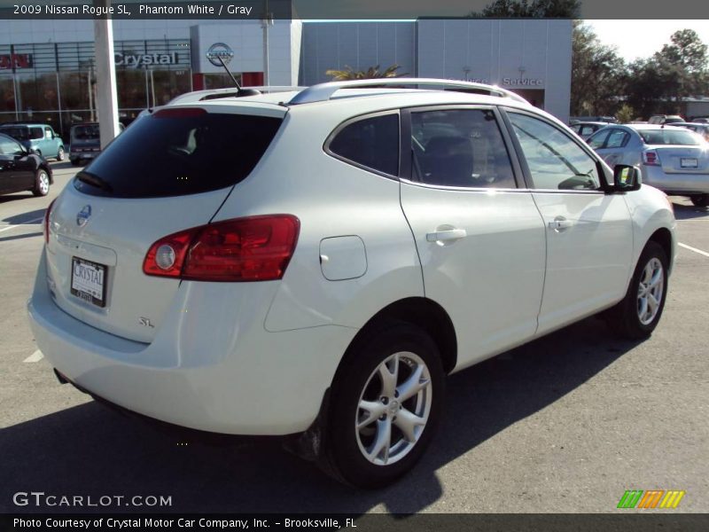 Phantom White / Gray 2009 Nissan Rogue SL
