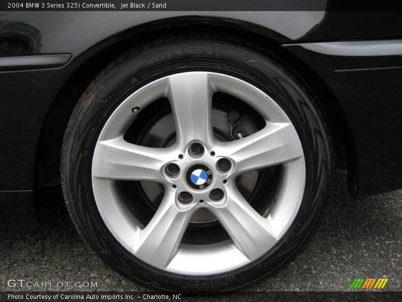 Jet Black / Sand 2004 BMW 3 Series 325i Convertible