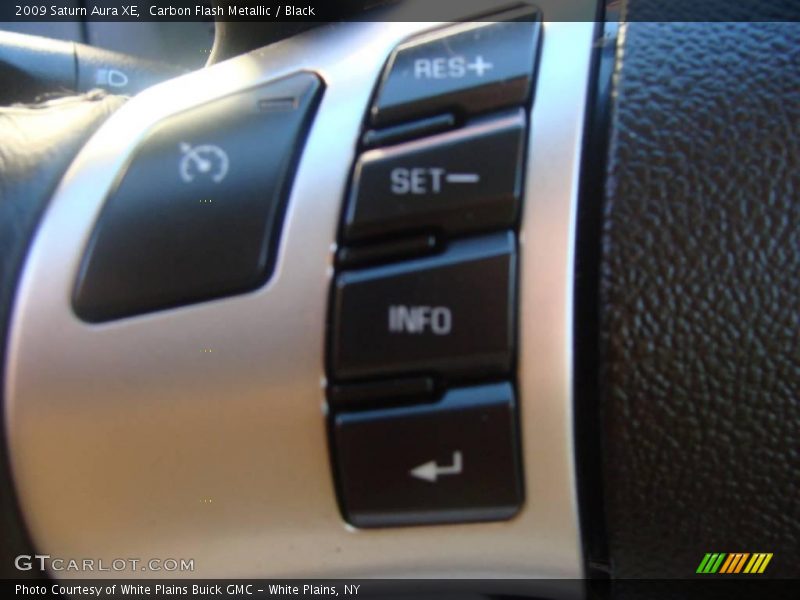 Carbon Flash Metallic / Black 2009 Saturn Aura XE