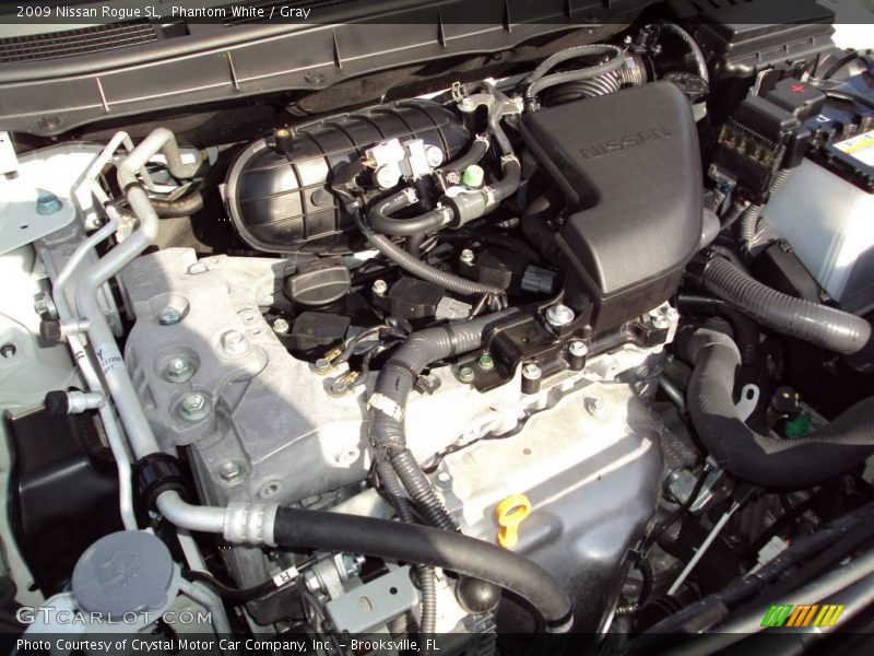 Phantom White / Gray 2009 Nissan Rogue SL