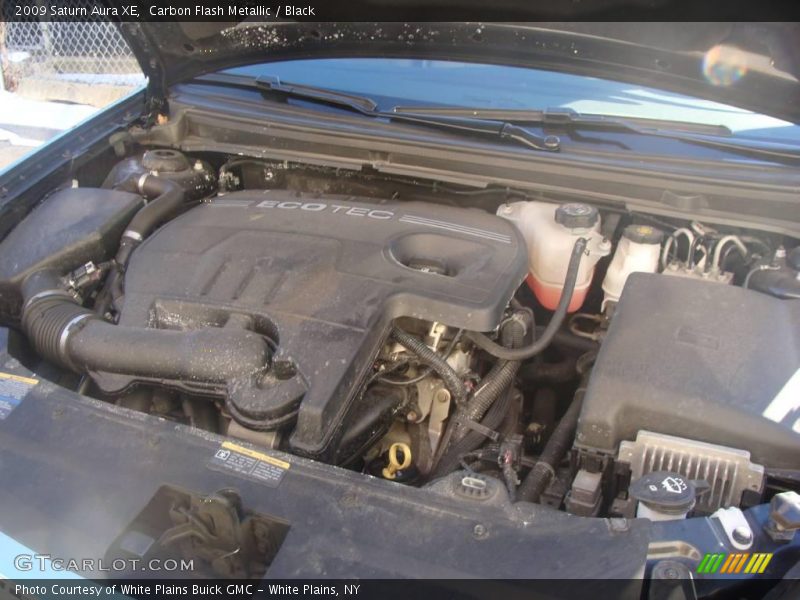 Carbon Flash Metallic / Black 2009 Saturn Aura XE