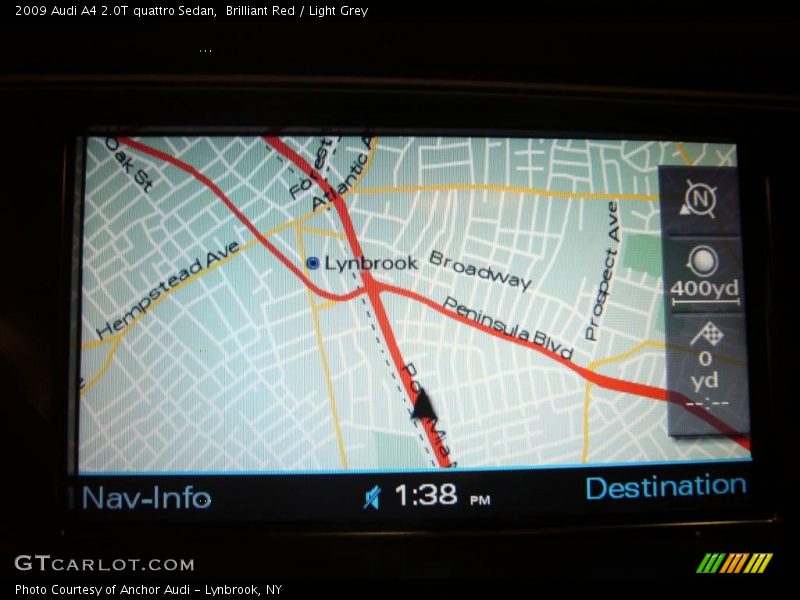 Brilliant Red / Light Grey 2009 Audi A4 2.0T quattro Sedan