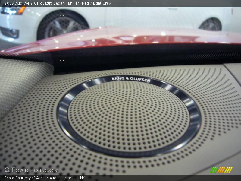 Brilliant Red / Light Grey 2009 Audi A4 2.0T quattro Sedan