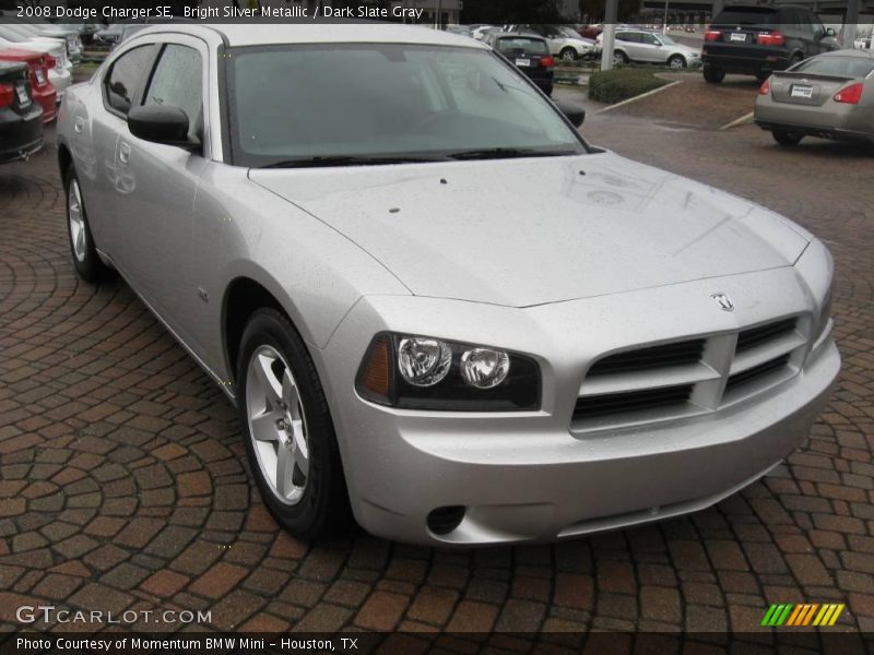 Bright Silver Metallic / Dark Slate Gray 2008 Dodge Charger SE
