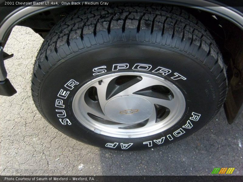 Onyx Black / Medium Gray 2001 Chevrolet Blazer LT 4x4