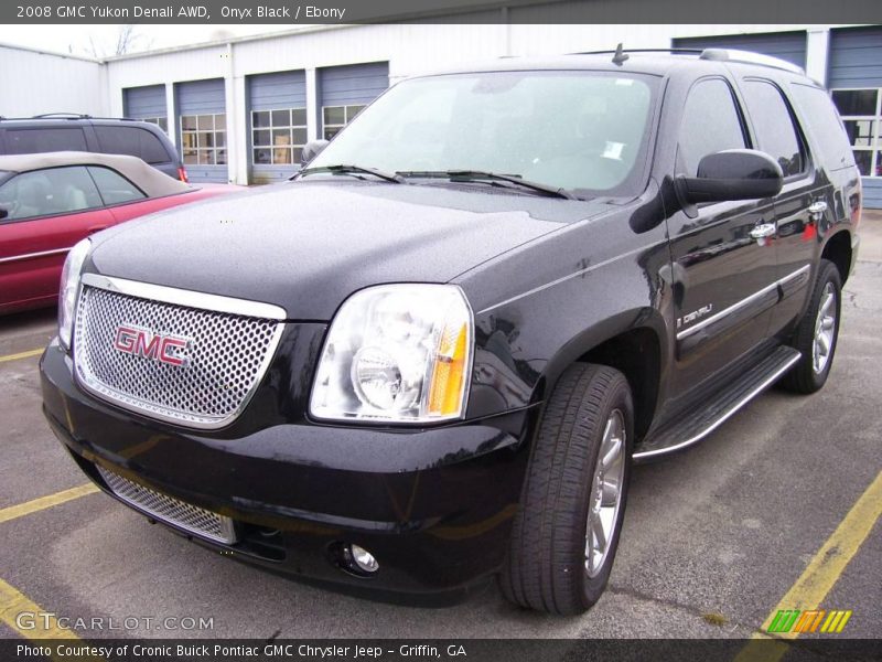 Onyx Black / Ebony 2008 GMC Yukon Denali AWD