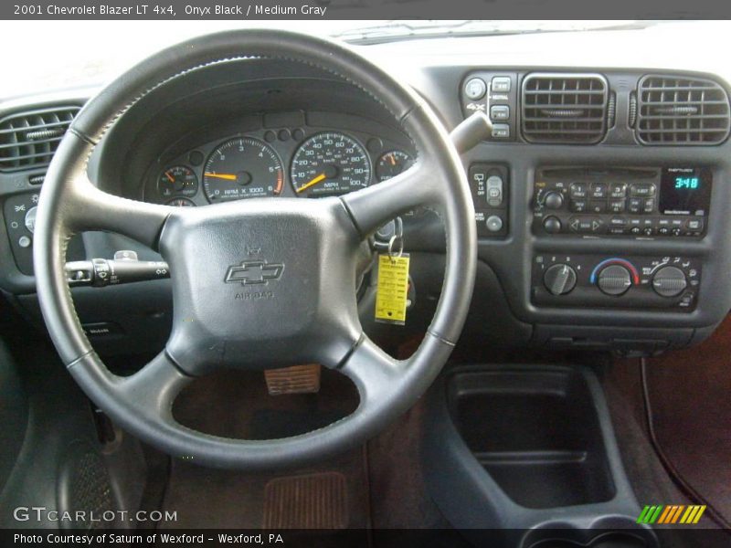 Onyx Black / Medium Gray 2001 Chevrolet Blazer LT 4x4