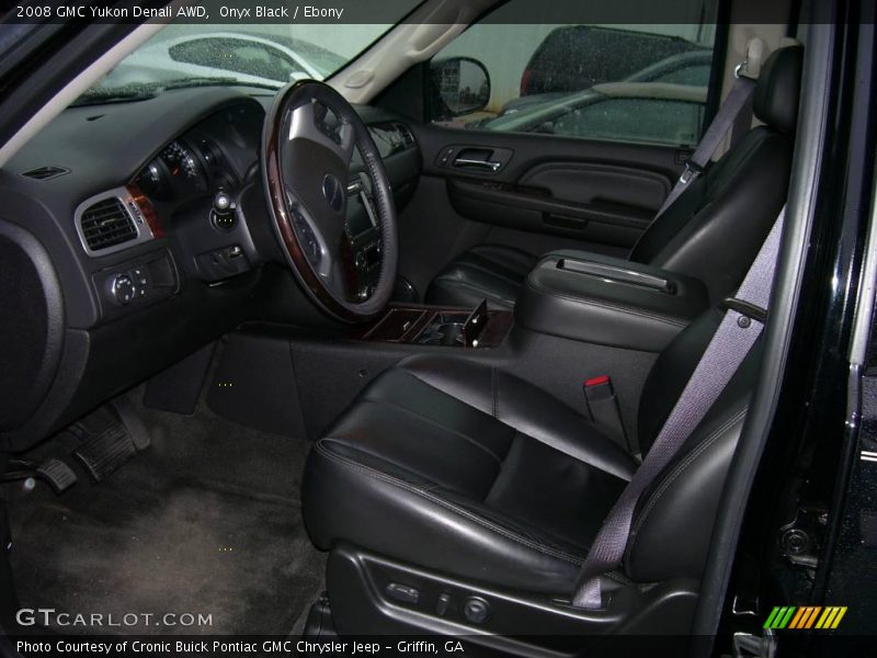 Onyx Black / Ebony 2008 GMC Yukon Denali AWD