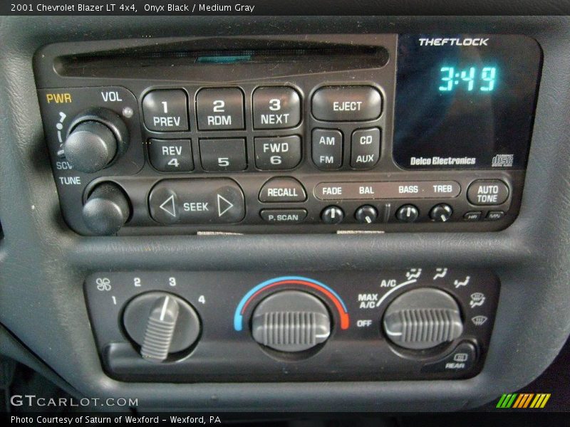 Onyx Black / Medium Gray 2001 Chevrolet Blazer LT 4x4