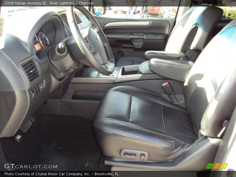 Silver Lightning / Charcoal 2008 Nissan Armada SE