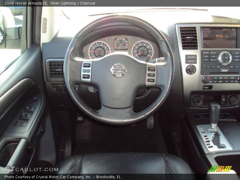 Silver Lightning / Charcoal 2008 Nissan Armada SE