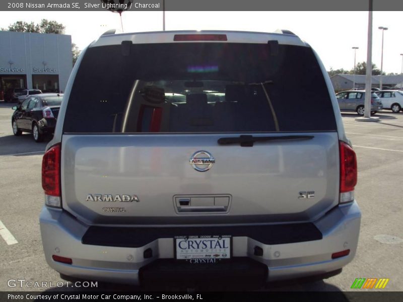 Silver Lightning / Charcoal 2008 Nissan Armada SE