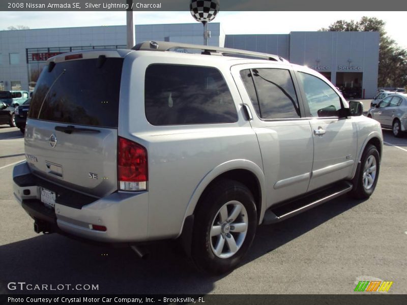 Silver Lightning / Charcoal 2008 Nissan Armada SE