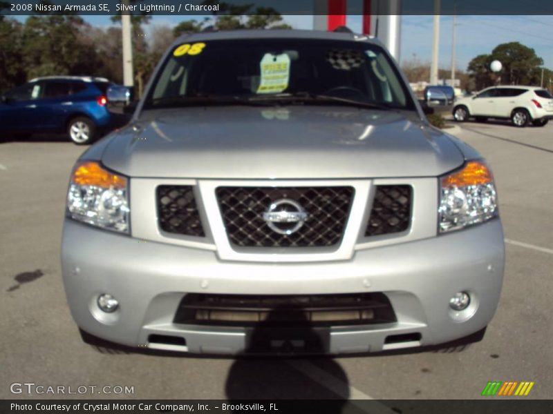 Silver Lightning / Charcoal 2008 Nissan Armada SE